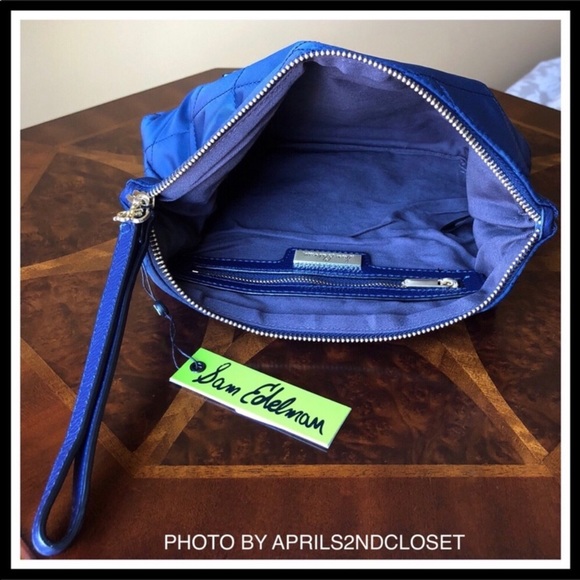 SAM EDELMAN OVERSIZED WRISTLET CLUTCH POUCH A3C - Picture 4 of 8